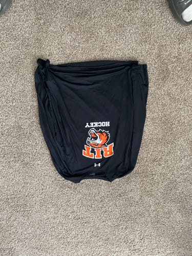 RIT Mens Hockey Team Issued Long Sleeve Warmup Shirt