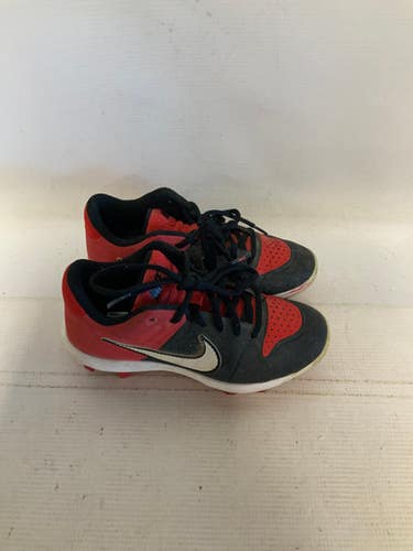 Used Nike RED AND BLACK BB/SB Cleats Red Junior 01 11823-S000038958