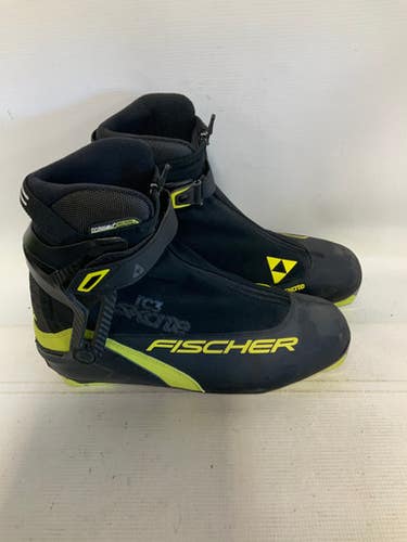 Used Fischer SKATE RC3 Mens NNN XC Ski Boots Black M 10.5 11823-S000038951