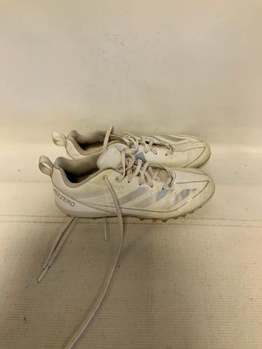 Used Adidas ADIZERO Adult FB Cleats White Senior 8 11823-S000038941