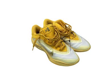 Used Nike AJA WILSON A-ONE SUNSHINE WOMENS Basketball Shoes W Yellow Senior 12 11347-S000268525