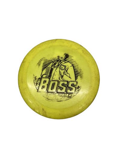 Used Innova BOSS DISTANCE DRIVER Disc Golf Driver Yellow 11347-S000268508
