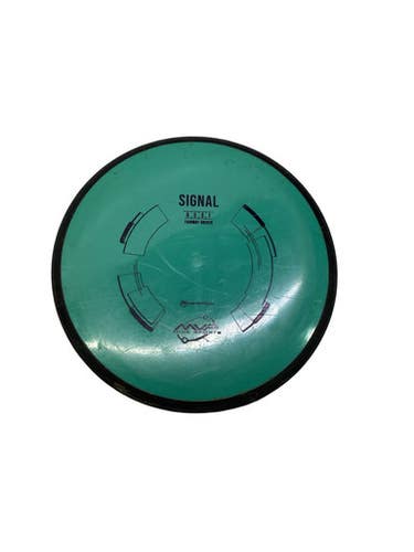 Used MVP NEUTRON SIGNAL Disc Golf Driver Green 11347-S000268472