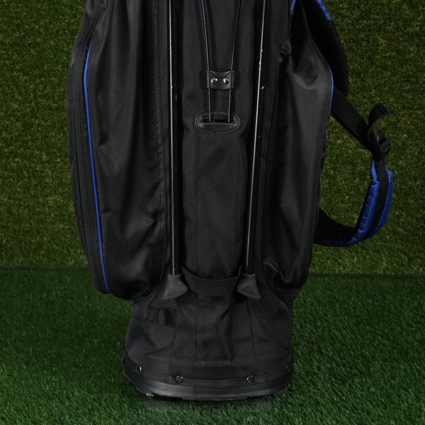 Ogio Vision Stand Golf Bag Black Blue 8-Way W/ Rainhood & 84