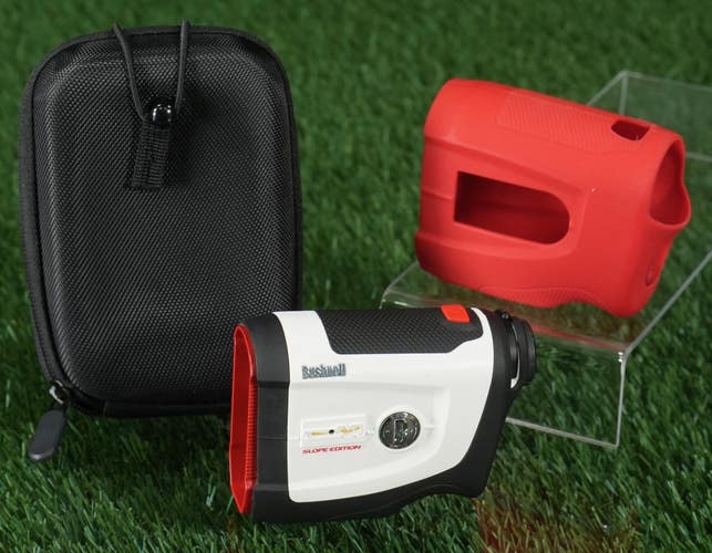 Bushnell Tour V4 Slope Edition Rangefinder Golf Range Finder With Case & Sleeve