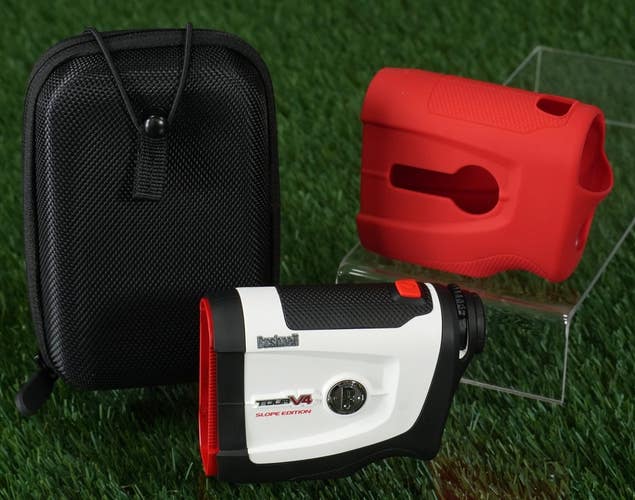 Bushnell Tour V4 Slope Edition Rangefinder Golf Range Finder With Case & Sleeve