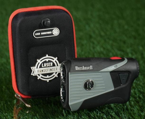 Bushnell Tour V5 Rangefinder Golf Range Finder + Hard Case (Yards Only ~ READ!!)