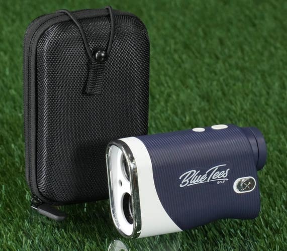 Blue Tees Series 3 Max Rangefinder Golf Range Finder Yardage + Slope & Hard Case
