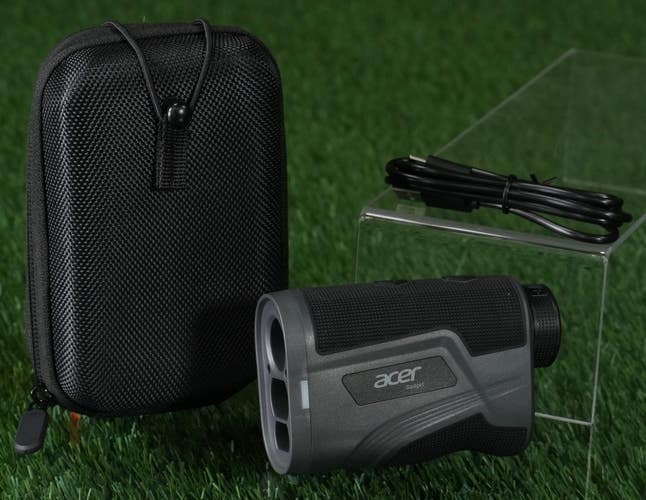 Acer Gadget SW-RF700 Rechargable Rangefinder Golf Range Finder With Case & Cord