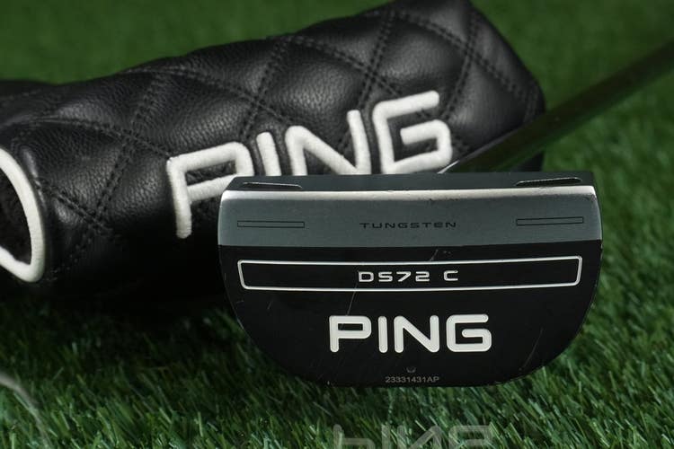 PING Tungsten DS72 C Putter Mallet 34.5 Steel Shaft RH +Headcover