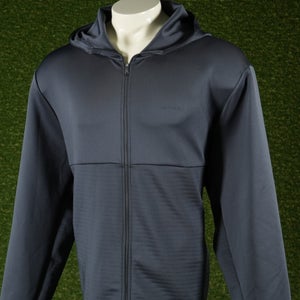 Mens 3XL Spyder Active Full Zip Hooded Jacket Black / Gray VGC ~ SPM8003U