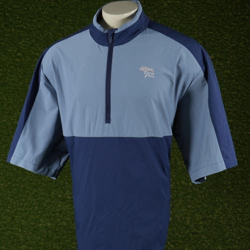 Mens 2XL Callaway Golf Swing Tech 1/2 Zip Short Sleeve Pullover Torrey Pines