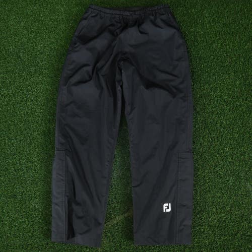 Men's Small FootJoy HydroLite Golf Rain Pants Black, VGC ~ 35531