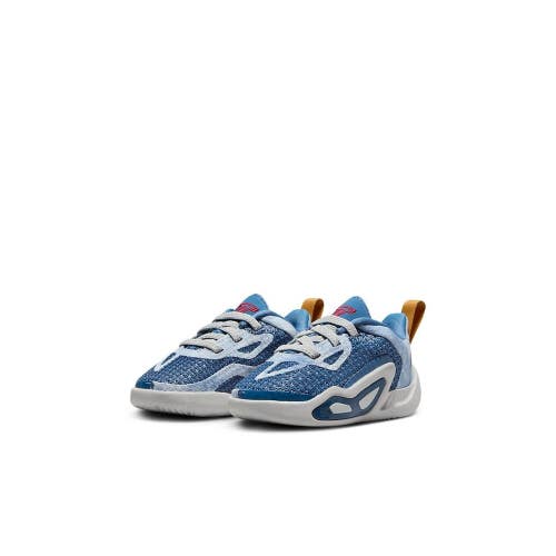 Air Jordan Tatum 1 DX5358-400 Sneaker Toddler Stone Blue Basketball Shoes HTAT57