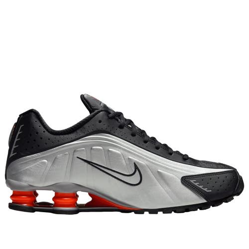 Nike Shox R4 OG HQ1988-002 Men's 10 Black Metallic Silver Running Shoes LIQ672