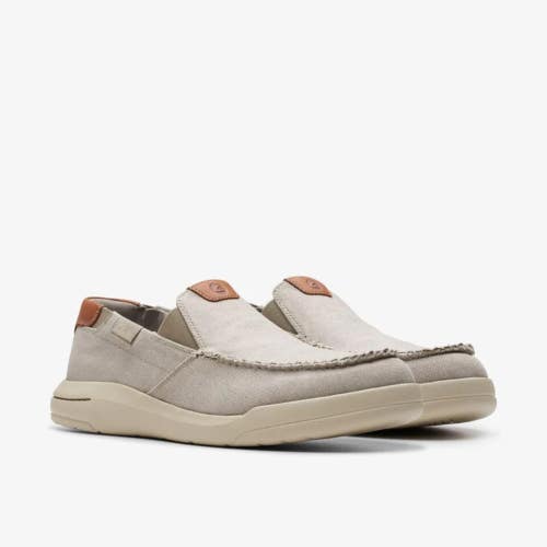 Clarks Driftlite Step 26176939 Moccasin Mens 11 D Gray Combi Casual Shoes MEW500