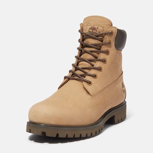 Timberland Premium TB0A6G1RAFH Boots Men's Beige Leather 6" Waterproof MEW507
