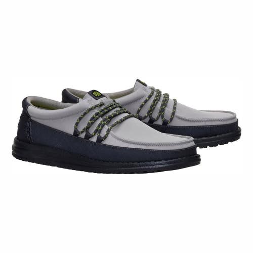 Hey Dude Wally Guard 44538-0PJ Sneakers Men's Gray Slip On Casual Shoes MEW534
