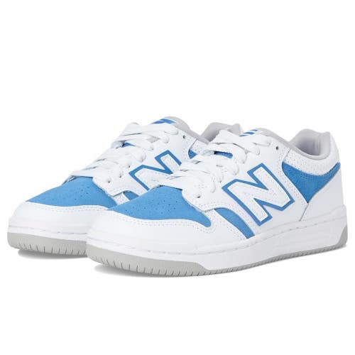 New Balance Grade School 480 GSB480VS Sneaker Kids US 6 White Blue Shoes RHS8178