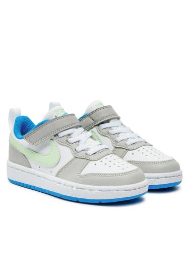 Nike Court Borough Low Recraft DV5457-005 Kids 2.5 White Lifestyle Shoes RHS3831