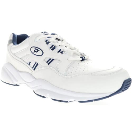 Propet Stability Walker Sneakers Men's 11 N White Leather Walking Shoes RHS8243