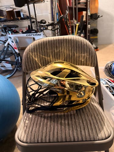 Chrome Gold Cascade S Helmet (Used)