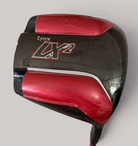 Lynx LX2 10.5 Titanium Driver Graphite Shaft 55G Regular Flex RH 45"