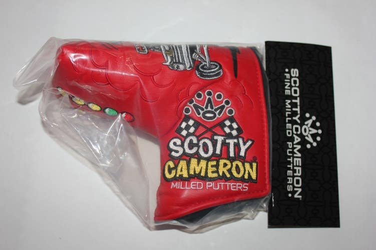 NEW SCOTTY CAMERON 2025 SPEED DOG MID MALLET PUTTER HEADCOVER