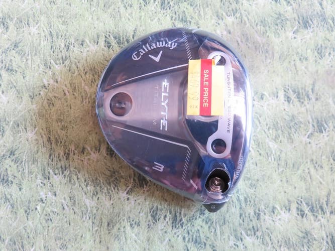 NEW * Callaway ELYTE TITANIUM 15* 3 Wood Head