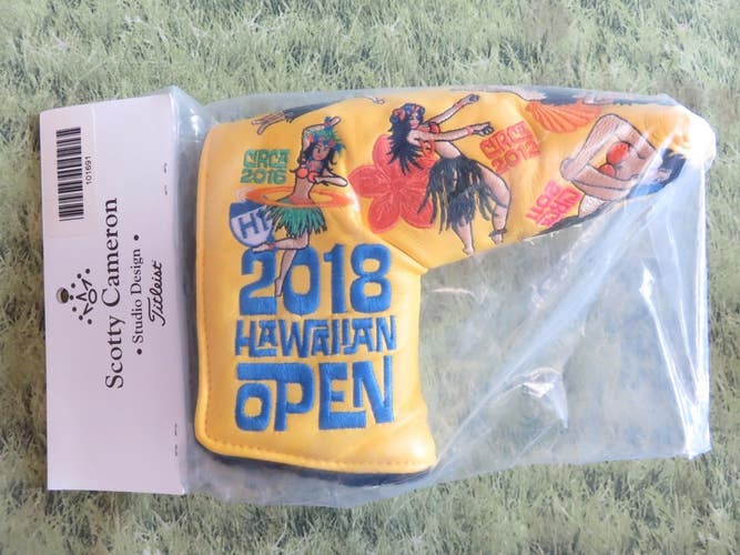 NEW in BAG * Cameron 2018 HAWAIIAN OPEN Putter Headcover