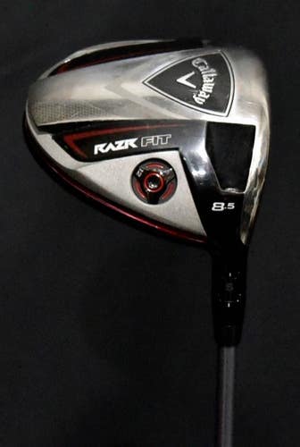 CALLAWAY RAZR FIT DRIVER LOFT: 8.5 SHAFT: STIFF LENGTH: 44.5 IN RIGHT HANDED