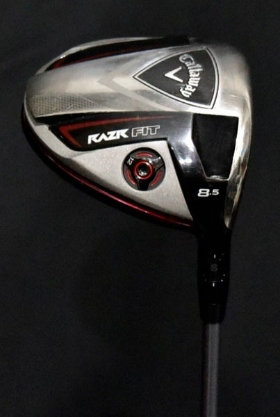 CALLAWAY RAZR FIT DRIVER LOFT: 8.5 SHAFT: STIFF LENGTH: 44.5 IN RIGHT HANDED