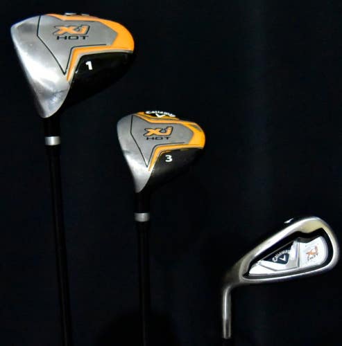 CALLAWAY XJ HOT DRIVERS SET 3 WOOD SHAFT: JUNIOR LENGTH: (9) 31.5 IN RH