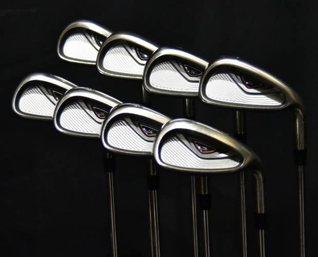 TAYLORMADE HYPERLIGHT R5 IRONS SET 8 IRONS SHAFT: STIFF LENGTH: (5) 38.5 IN RH