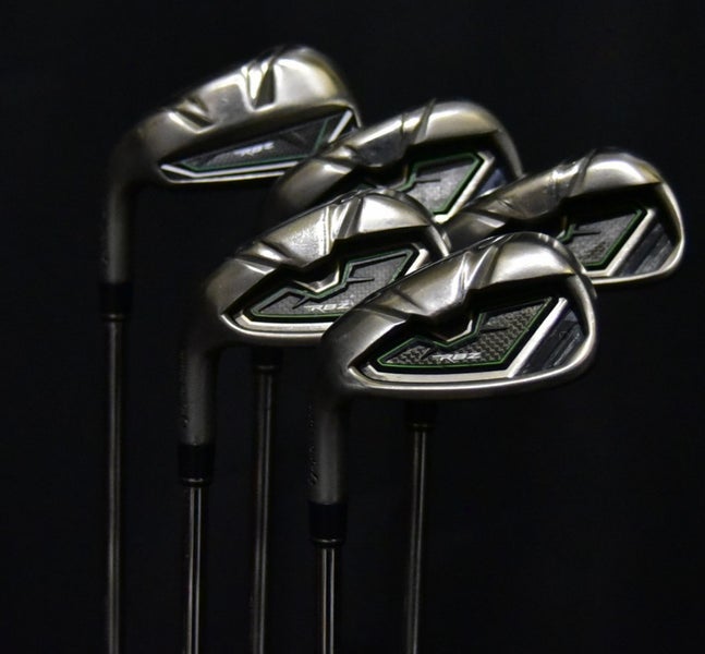TAYLORMADE RBZ IRONS SET 5-9 IRONS SHAFT: REGULAR LENGTH: (5) 38.5" LEFT HANDED