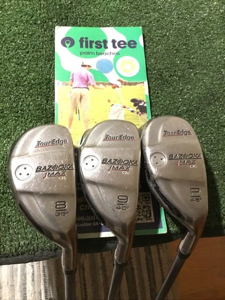 Tour Edge Ladies Bazooka JMAX QL Hybrid Irons Set 8-PW Aldila NVS 60 Graphite