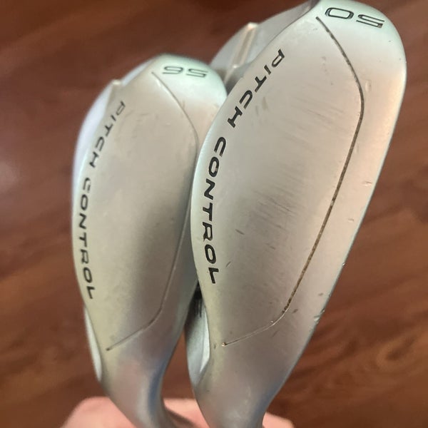 PG ONE Wedge Set 50/56 Degree Stainless Steel Head/Steel Shaft Silver