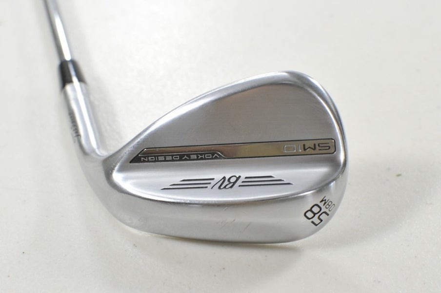 Titleist Vokey SM10 Tour Chrome 58*-08M Wedge Right BV Wedge Flex Steel # 213242