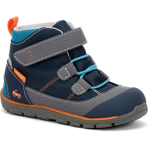 See Kai Run Sam II WPS109U230 Boots Toddler US 4 Blue Gray Waterproof NLW301