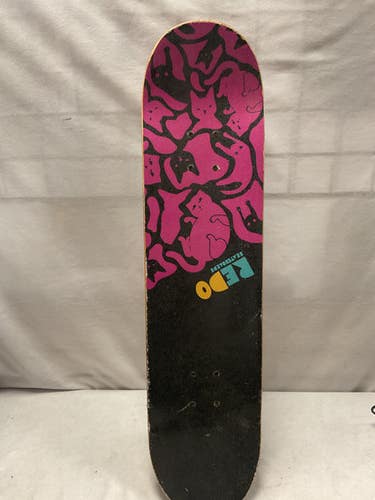 Used REDO SKATEBOARD Complete Skateboard Black Regular 11490-S000272634