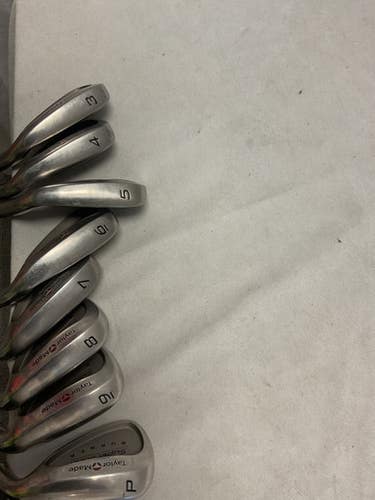 Used Taylormade SUPERSTEEL BURNER Mens Iron Set RH 3I-PW 11490-S000272619