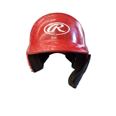 Used Rawlings MLTBH-R1 6 1/4 - 6 7/8 Batting Helmet No Mask Red MD 11760-S000091300