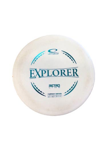 Used Latitude 64 EXPLORER Disc Golf Driver White 11760-S000091285
