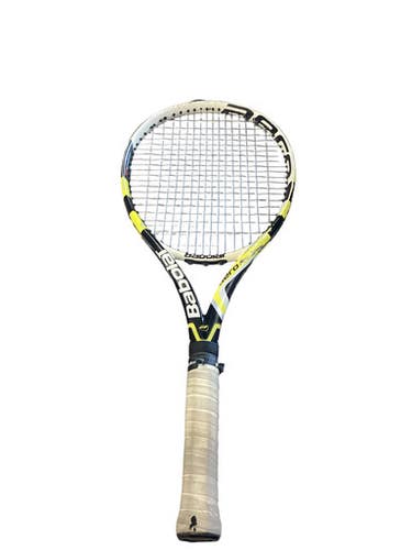 Used Babolat AERO PRO DRIVE Adult Tennis Racquet Yellow 4 3/8" 11760-S000091282