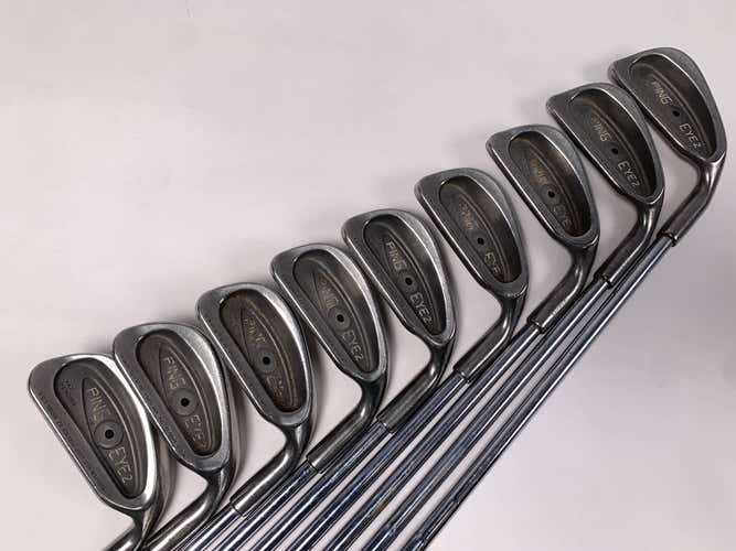 Ping Eye 2 Iron Set 1-9 Black Dot Karsten ZZ-Lite Stiff Steel Mens RH