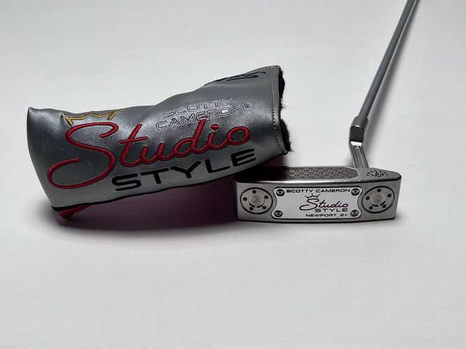 Scotty Cameron Studio Style Newport 2 Plus 2025 Putter 34" Mens RH HC NEW
