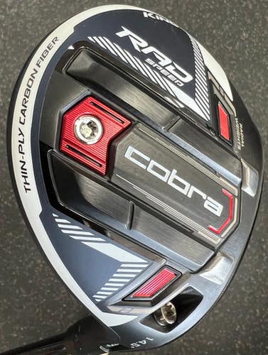 Used Cobra KING RAD SPEED Mens Fairway Wood RH 3 Wood 11497-S000157558
