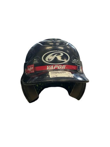 Used Rawlings VAPOR Batting Helmet No Mask Black One Size 11859-S000030751