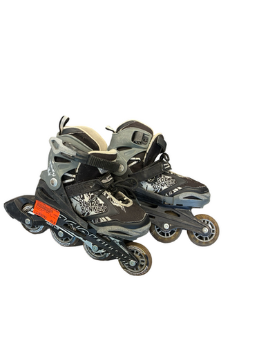 Used Bladerunner ABEC 3 Junior Rec Fitness Skates Black Adjustable 11682-S000131902