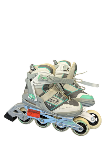 Used Rollerblade 5 Senior Rec Fitness Skates Green Senior 5 11682-S000131904